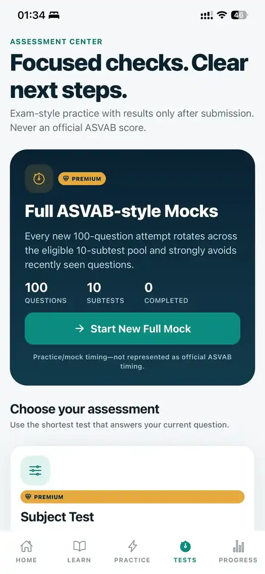 ASVAB Coach